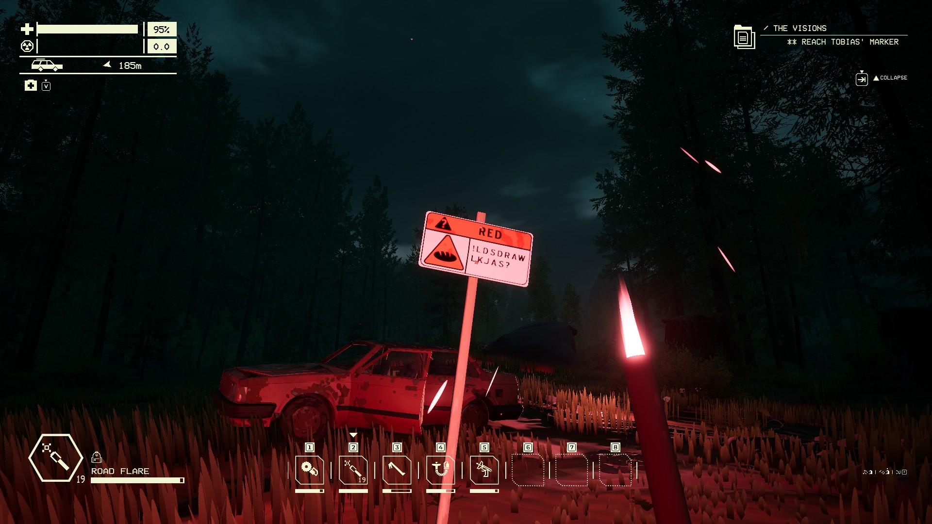 Sign found near all Honeypots.