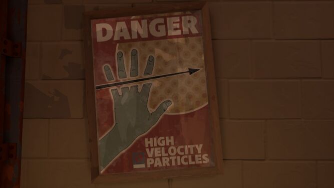 Danger Particles Lab Poster