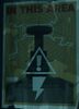 "In This area" See also: Electric Hazard Lab Poster
