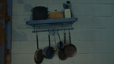 Mounted Pots and Pans