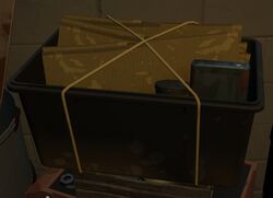 Cardboard Boxes, waiting to be picked up.